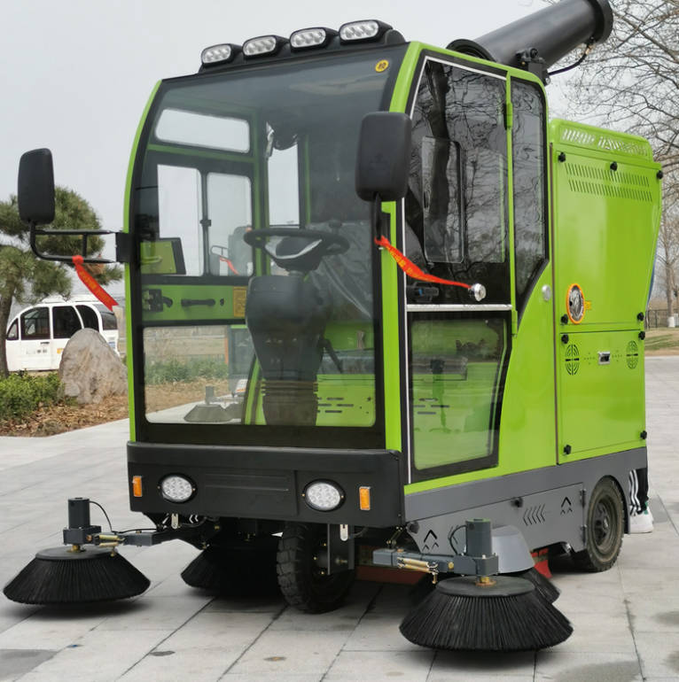 广西道路清洁广泛应用电动环卫清扫车